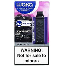 Электронная сигарета одноразовая WAKA soPro PA10000 затяжек Blackberry Ice